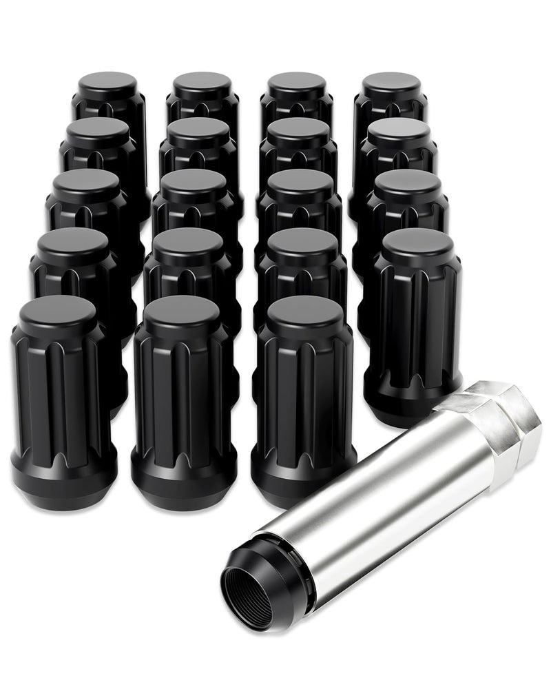 Orion Motor Tech M12x1.5 Lug Nuts,12x1.5mm Wheel Lug Nuts Compatible with Toyota Camry Corolla Highlander RAV4 Tacoma, Honda Accord CR-V Civic Fit, Ford Escape Focus Fusion and More, Set of 20 - Image 1